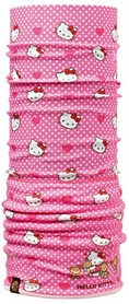 Головной убор детский зимний многофункциональный Buff Hello Kitty Child Polar heartsanddots/pink pale