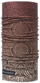 Головной убор летний многофункциональный Buff National Geographic High UV Henna Brown