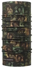 Головной убор летний многофункциональный Buff National Geographic High UV Monkeys Green