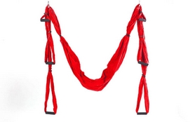 Гамак для йоги ZLT Antigravity Yoga swing FI-5323 красный