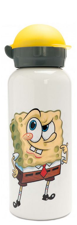 

Бутылка детская Laken Hit 450 мл Sponge Bob, Бежевый