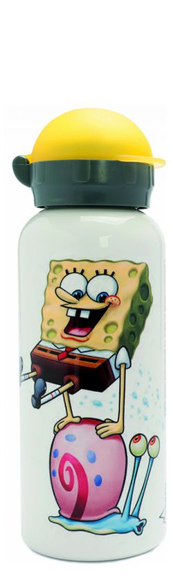 

Бутылка детская Laken Hit 450 мл Sponge Bob and Gary, Бежевый