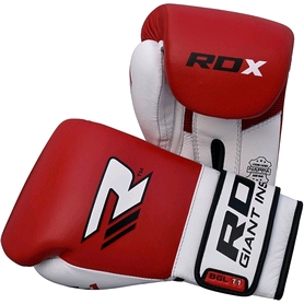 Боксерские перчатки RDX Pro Gel Red - Фото №2