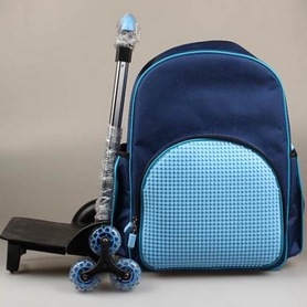 Рюкзак Upixel Rolling Backpack синий - Фото №4