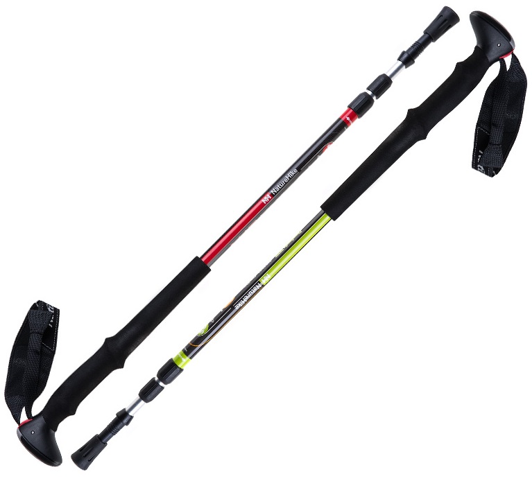 

Палки трекинговые Naturehike 3-секции NH15A220-Z 2 шт NH15A220-Z красные, Красный