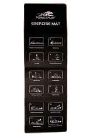 Килимок для йоги (йога-мат) складаний PowerPlay 4013 6 мм black - Фото №2