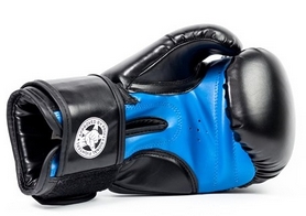 Рукавички боксерські PowerPlay 3001 Predator Shark сині - Фото №3