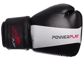 Перчатки боксерские PowerPlay 3003 Predator Tiger белые - Фото №2