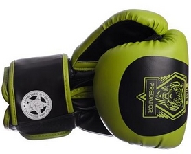 Перчатки боксерские PowerPlay 3003 Predator Tiger зеленые - Фото №3
