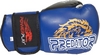 Перчатки боксерские PowerPlay 3006 Predator Lion синие - Фото №2