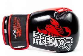 Рукавички боксерські PowerPlay 3007 Predator Scorpio чорні - Фото №2