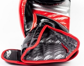 Перчатки боксерские PowerPlay 3007 Predator Scorpio черные - Фото №4