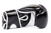 Перчатки боксерские PowerPlay 3009 Predator Leopard черные - Фото №3