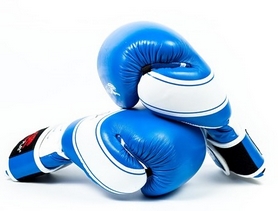 Перчатки боксерские PowerPlay 3023 синие - Фото №4