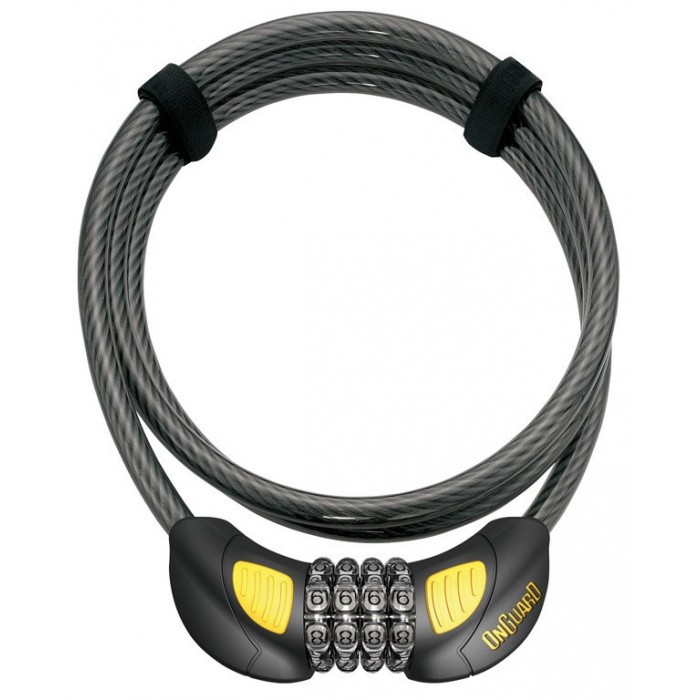 

Замок велосипедный OnGuard Terrier Combo GLO (LCK-81-82), Черный
