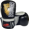 Перчатки боксерские PowerPlay 3008 Predator Jaguar черные