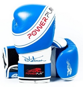 Перчатки боксерские PowerPlay 3023 синие