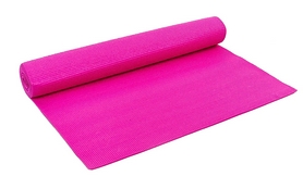 Коврик для фитнеса Pro Supra Yoga Mat розовый 4 мм
