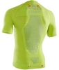 Термофутболка чоловіча X-Bionic Effector Power Shirt Short Sleeves green lime / pearl grey - Фото №2