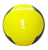 Мяч медицинский (медбол) ZLT FI-5121-1 1 кг желтый