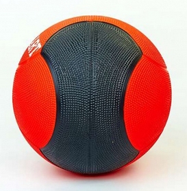 Мяч медицинский (медбол) ZLT FI-5121-3 3 кг красный - Фото №2