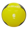 Мяч медицинский (медбол) ZLT FI-5121-6 6 кг желтый