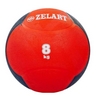 М'яч медичний (медбол) ZLT FI-5121-8 8 кг червоний