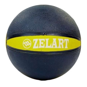 Мяч медицинский (медбол) ZLT FI-5122-1 1 кг желтый - Фото №2