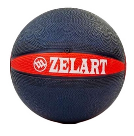 Мяч медицинский (медбол) ZLT FI-5122-3 3 кг красный - Фото №2