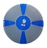 Мяч медицинский (медбол) ZLT FI-5122-9 9 кг серый с синим