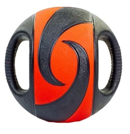 Мяч медицинский (медбол) Pro Supra FI-5111-3 3 кг черный с красным - Фото №2