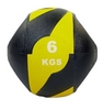 Мяч медицинский (медбол) Pro Supra FI-5111-6 6 кг черный с желтым