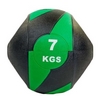 Мяч медицинский (медбол) Pro Supra FI-5111-7 7 кг черный с зеленым