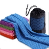 Коврик-полотенце для йоги Pro Supra Yoga mat towel FI-4938 синий - Фото №2