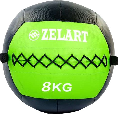 

Мяч медицинский (медбол) Pro Supra Wall Ball FI-5168-8 8кг зеленый