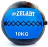 М'яч медичний (медбол) Pro Supra Wall Ball FI-5168-10 10кг синій