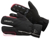 Велоперчатки Craft Bike Thermal Split Finger glove черные