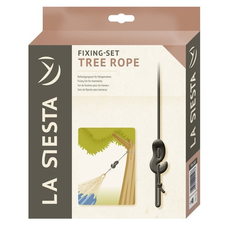 

Крепления для подвесных гамаков La Siesta Tree Rope black TR-H3