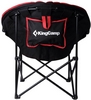 Кресло туристическое складное KingCamp Moon Leisure Chair Black/Red - Фото №3