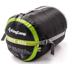 Мешок спальный (спальник) KingCamp Treck 450L(KS3193) R зеленый - Фото №4