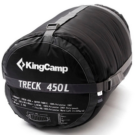 Мешок спальный (спальник) KingCamp Treck 450L(KS3193) L серый - Фото №4