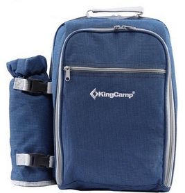 Набір для пікніка на 2 персони KingCamp Picnic Bag-2 Blue - Фото №2