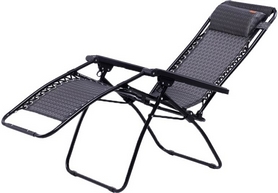 Шезлонг KingCamp Deckchair Cool Style Middle gray - Фото №2