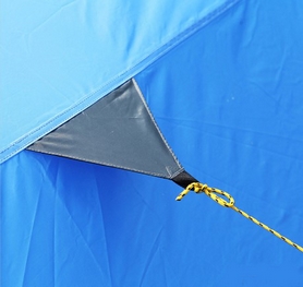 Палатка двухместная KingCamp Hiker 2 KT3006 голубая - Фото №2