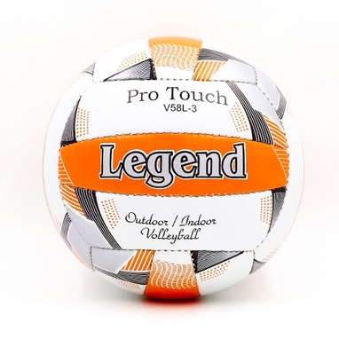 Мяч волейбольный Legend PU LG5405 №5 бело-оранжевый