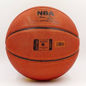 М'яч баскетбольний Spalding PU BA-5471 NBA Gold №7 - Фото №3