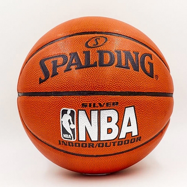 Мяч баскетбольный Spalding PU BA-5472 NBA Silver №7