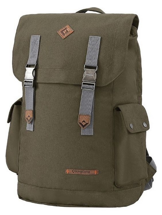 

Рюкзак городской KingCamp Redwood Dark green, Оливковый