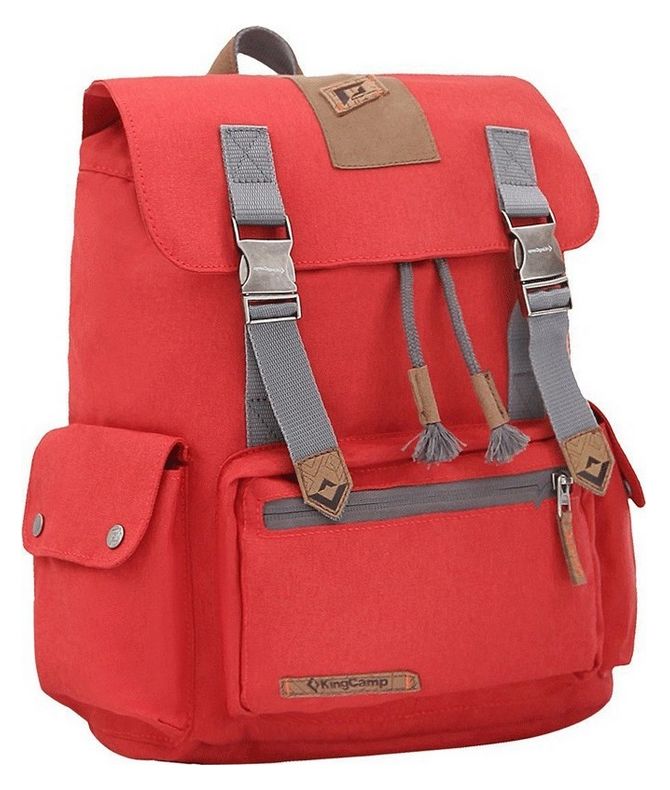 

Рюкзак городской KingCamp Yellowstone Dark red, Красный