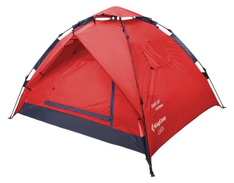 

Палатка трехместная KingCamp Luca Red, Красный